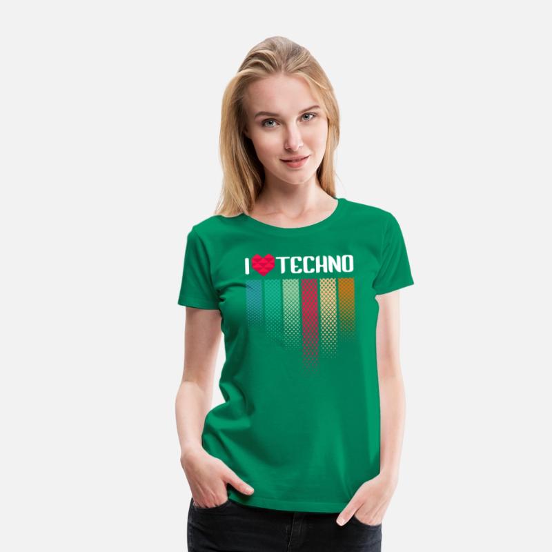 I Love Techno Music Raver