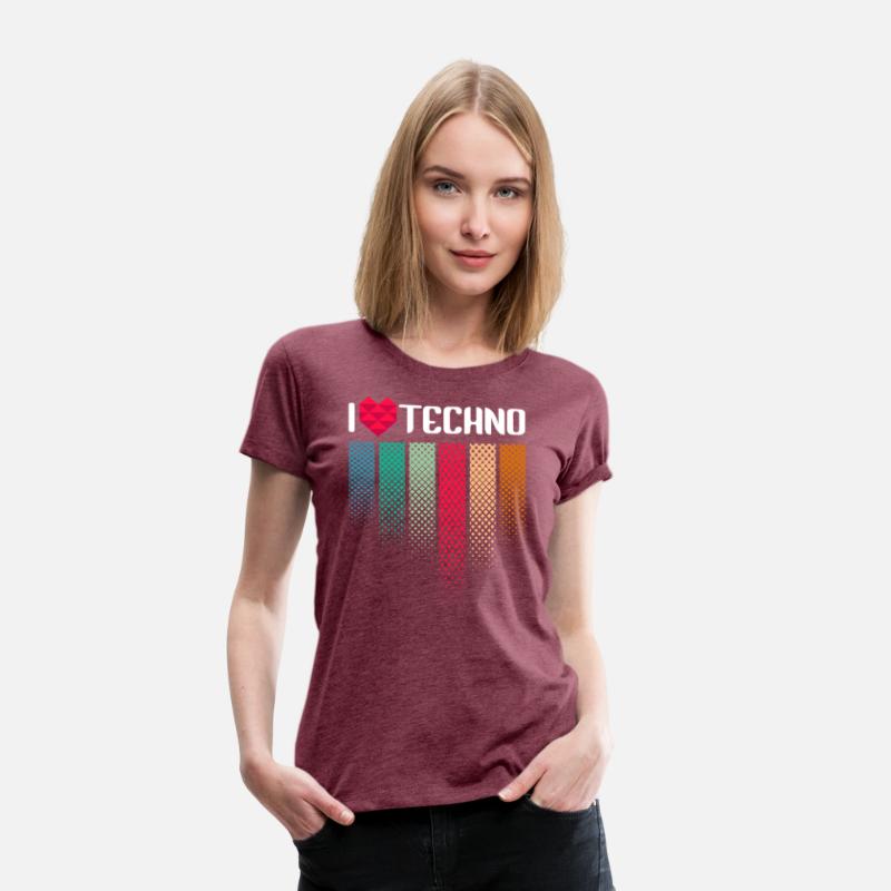 I Love Techno Music Raver