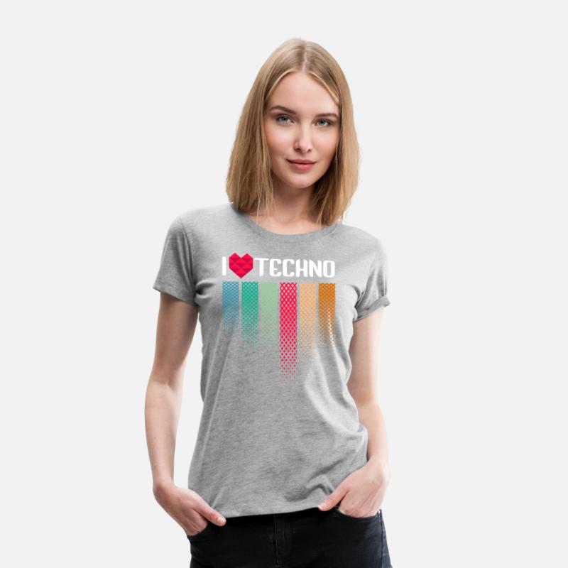 I Love Techno Music Raver