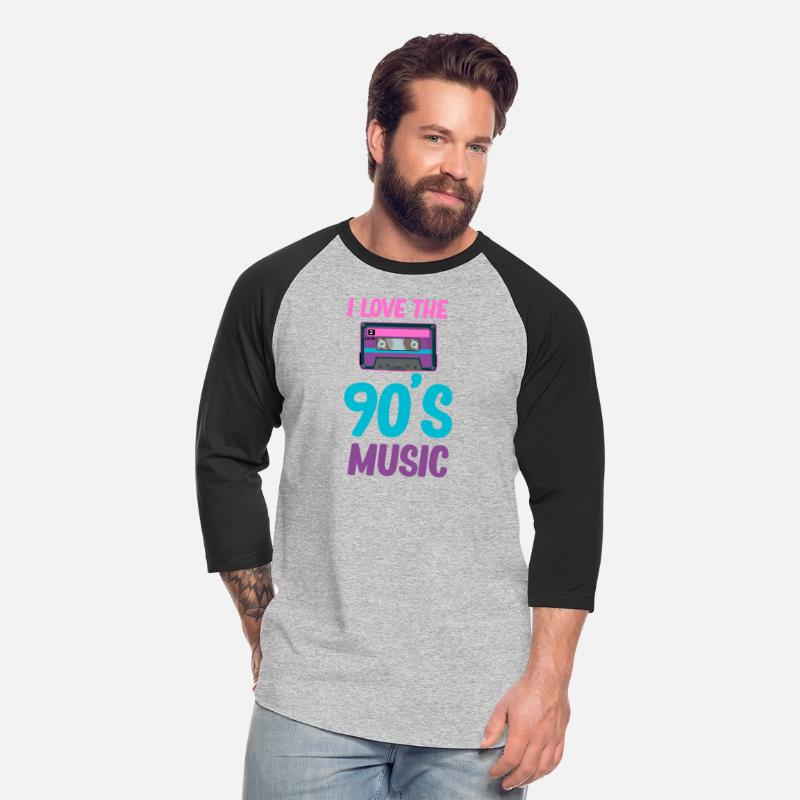 I Love The 90's Music Boomer Funny Age Man Adult