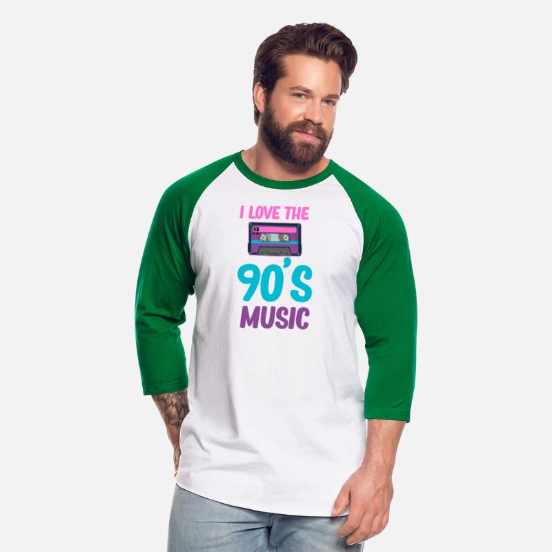 I Love The 90's Music Boomer Funny Age Man Adult