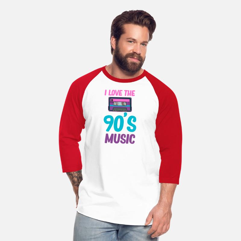 I Love The 90's Music Boomer Funny Age Man Adult
