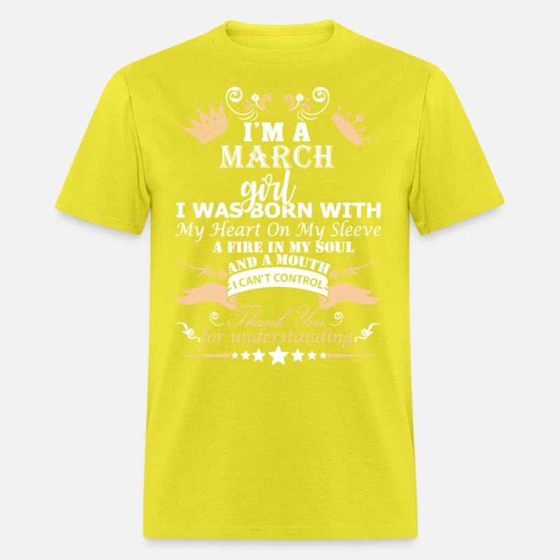 i m a march girl i was born with my heart on my sl