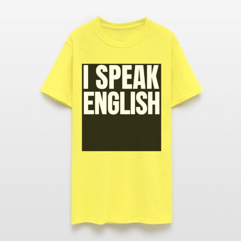 i speak ENGLISH gift for ENGLISH speakers