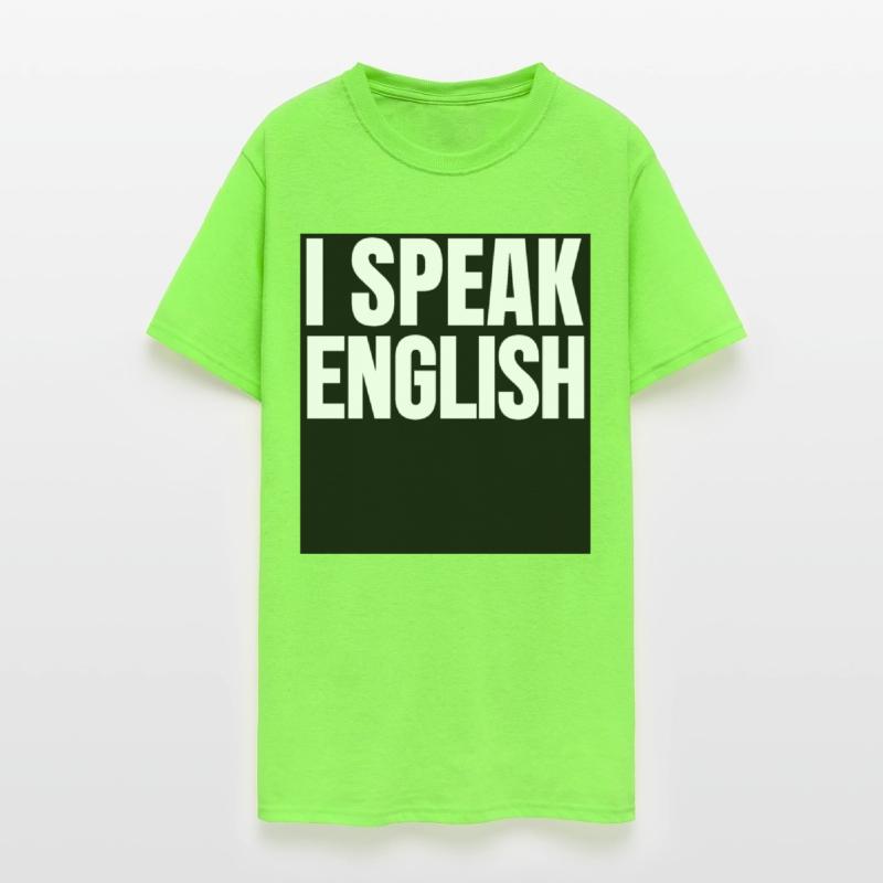 i speak ENGLISH gift for ENGLISH speakers