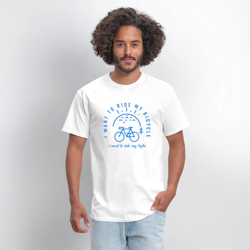 I want to ride my bicycle. Bicycles fans gift.