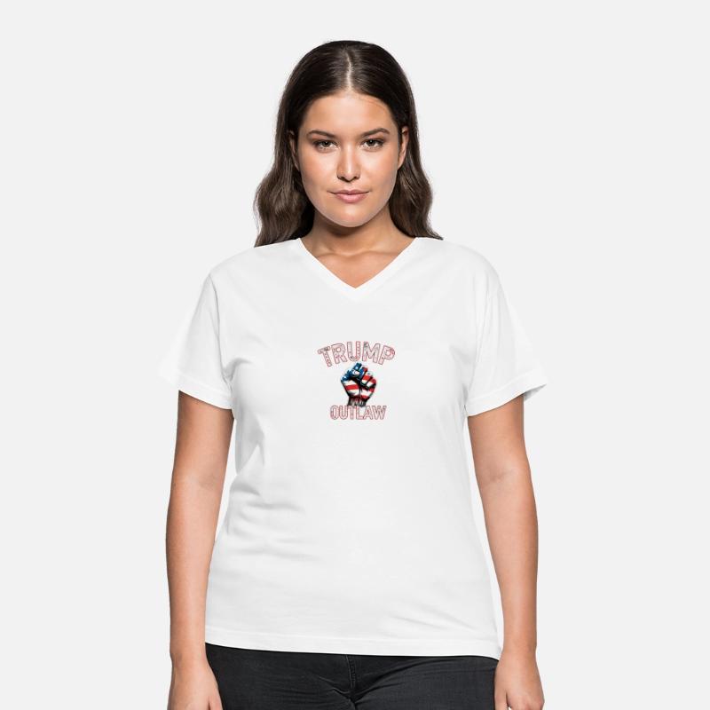 Iconic fist design with "TRUMP OUTLAW" text