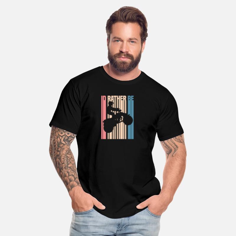 I'd Rather Be ATV Four Wheeler Quad Biker Retro