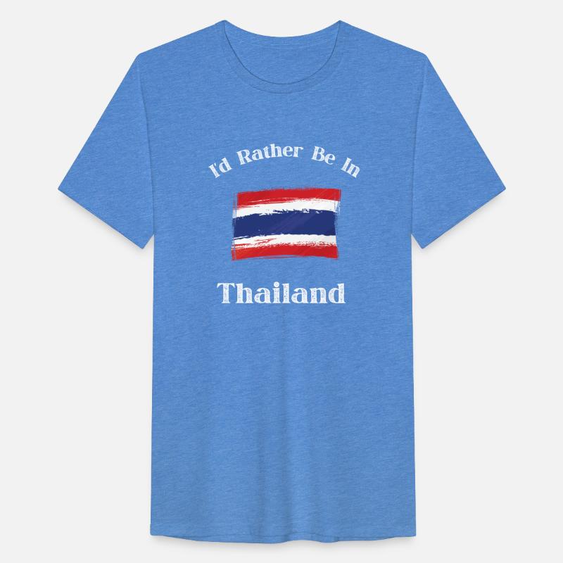 I'd Rather Be In Thailand With Flag Design