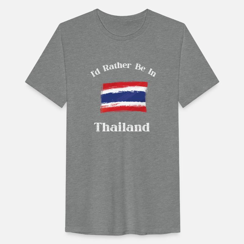 I'd Rather Be In Thailand With Flag Design