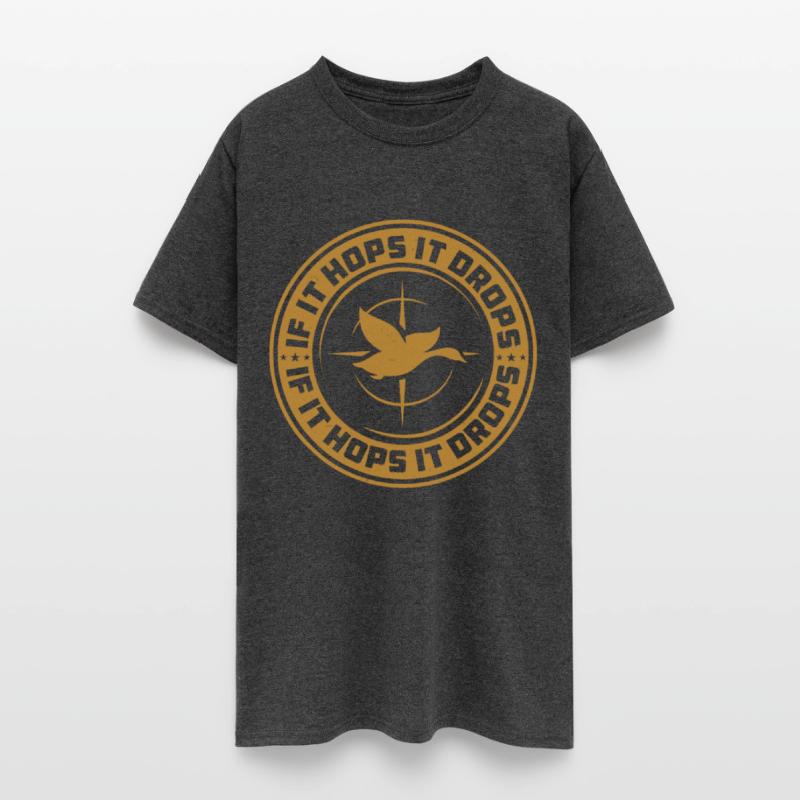 If it hops it drops cool Squirrel Hunt T-shirts