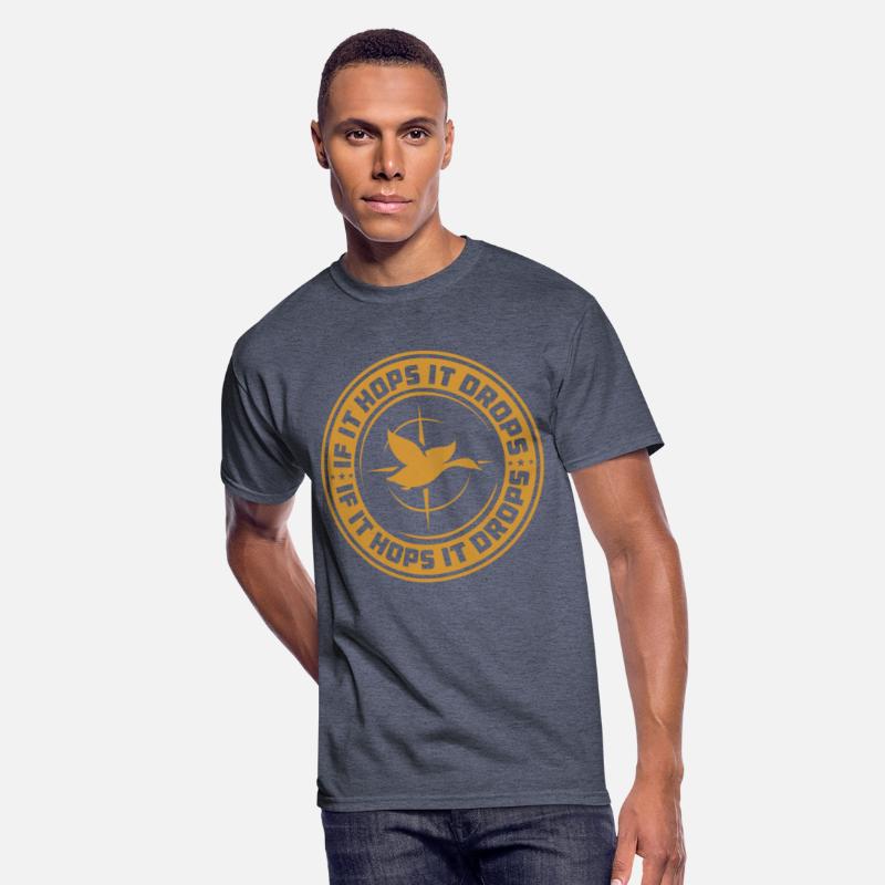 If it hops it drops cool Squirrel Hunt T-shirts