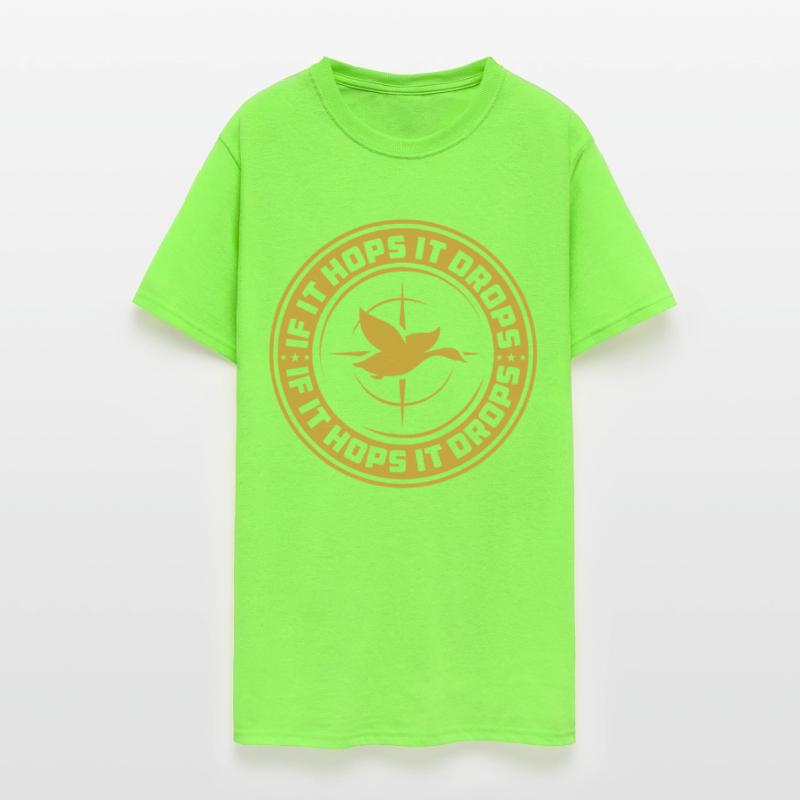 If it hops it drops cool Squirrel Hunt T-shirts