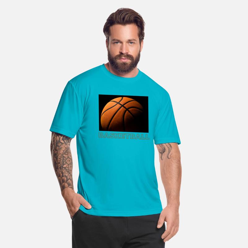 Illustrated Basketball Sports T Shirt