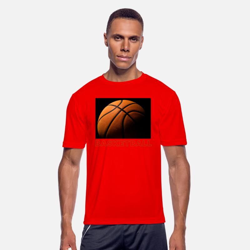 Illustrated Basketball Sports T Shirt