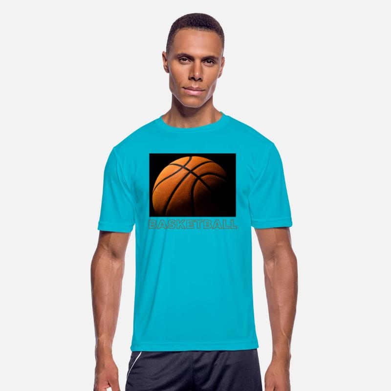Illustrated Basketball Sports T Shirt