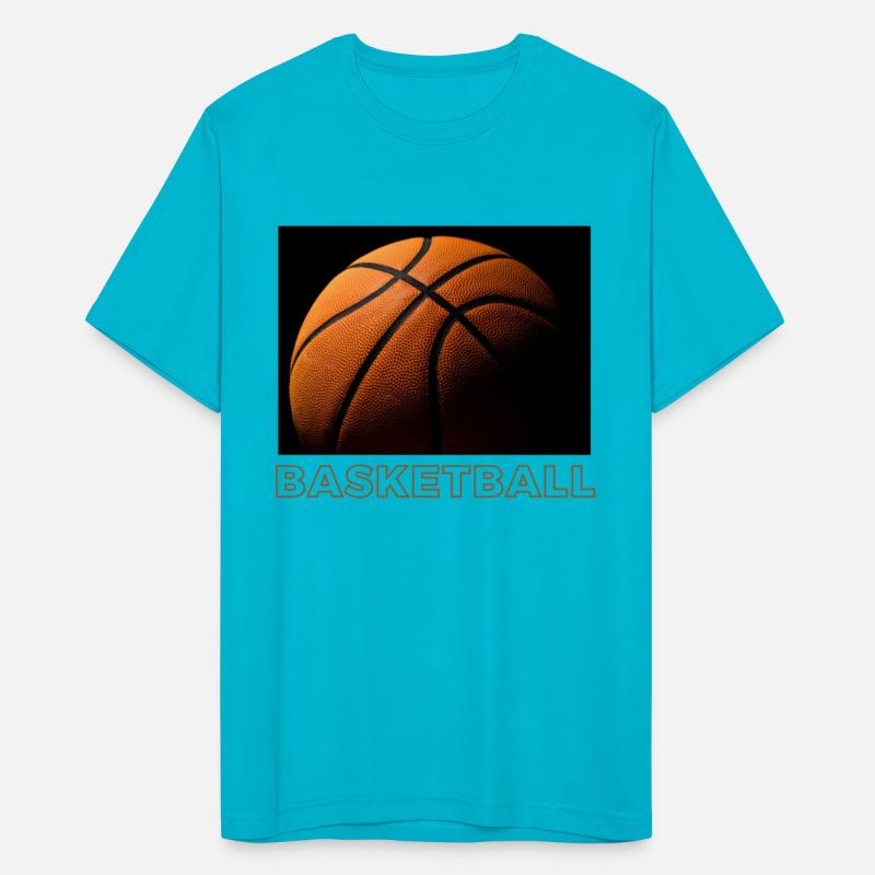 Illustrated Basketball Sports T Shirt