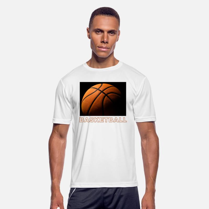 Illustrated Basketball Sports T Shirt