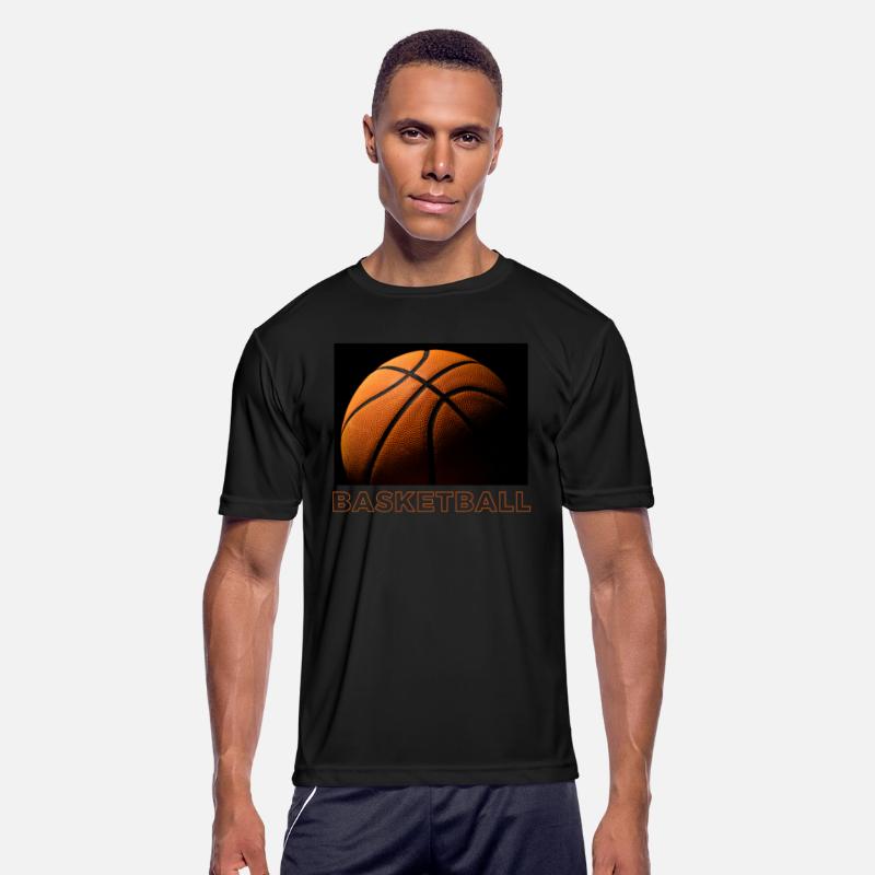 Illustrated Basketball Sports T Shirt