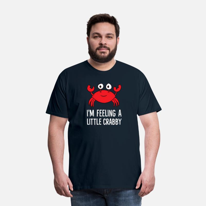 I'M Feeling A Little Crabby Cartoon Crab Lobster