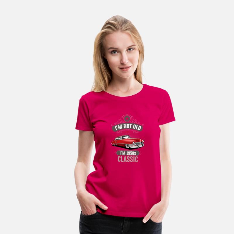 IM NOT OLD IM 1950s CLASSIC Car Lover Birthday