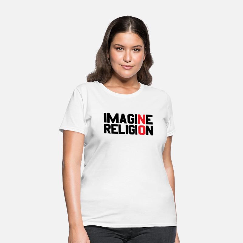 Imagine No Religion Atheist cool free thinker athe