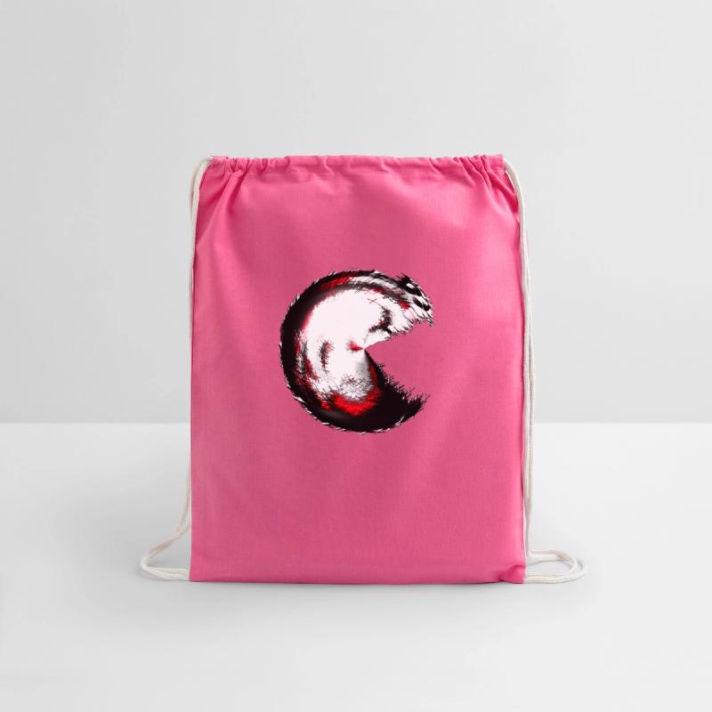 Infernal spiral Pacman-style monster
