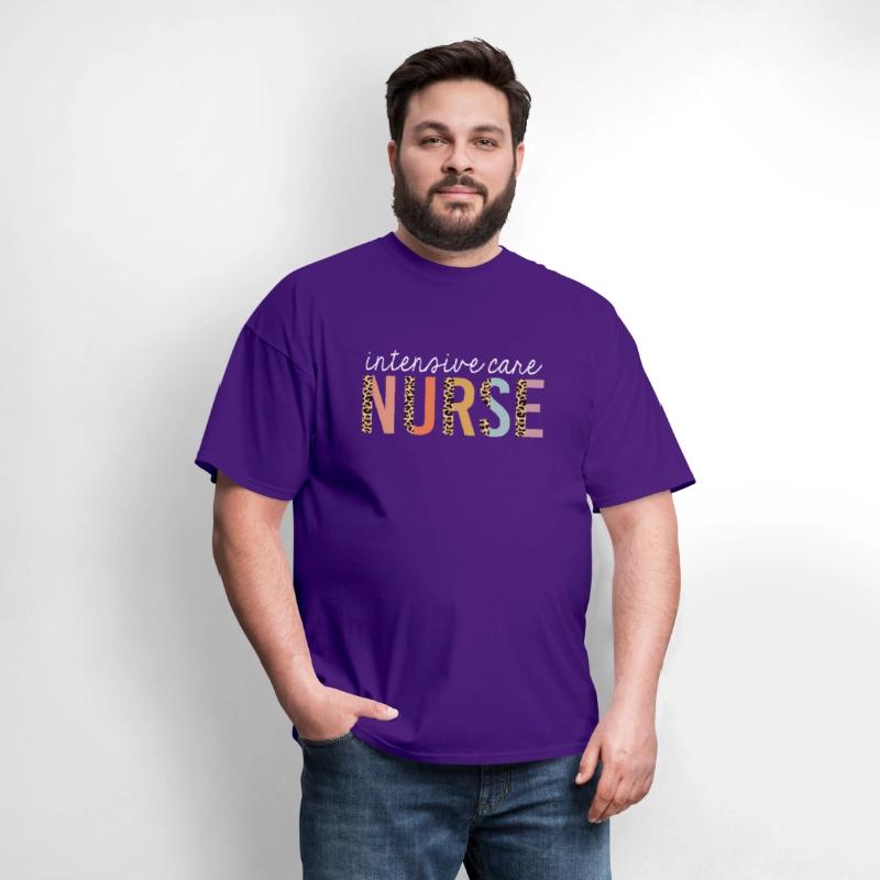 Intensive Care Nurse Leopard Print Icu Nursing