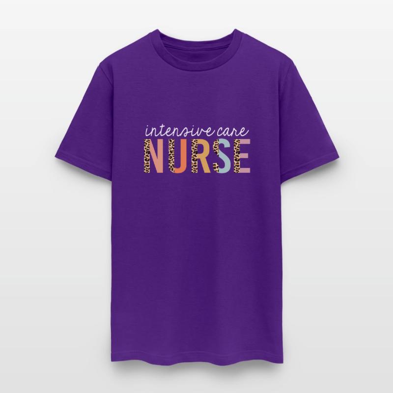 Intensive Care Nurse Leopard Print Icu Nursing