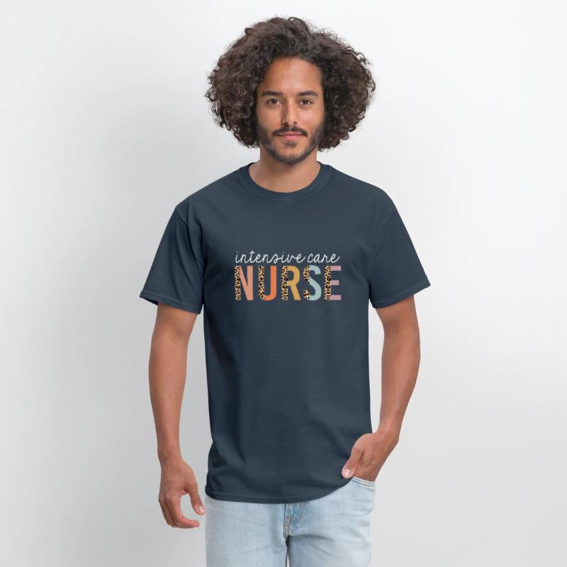 Intensive Care Nurse Leopard Print Icu Nursing