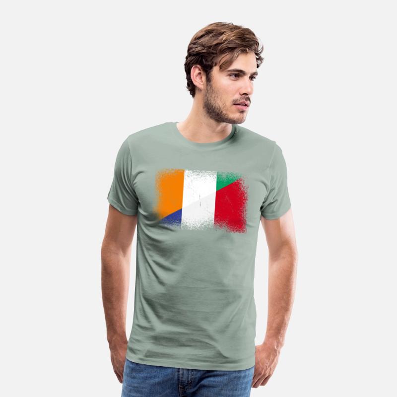 Ivory Coast West Africa Elefant Ivorian Flag Map