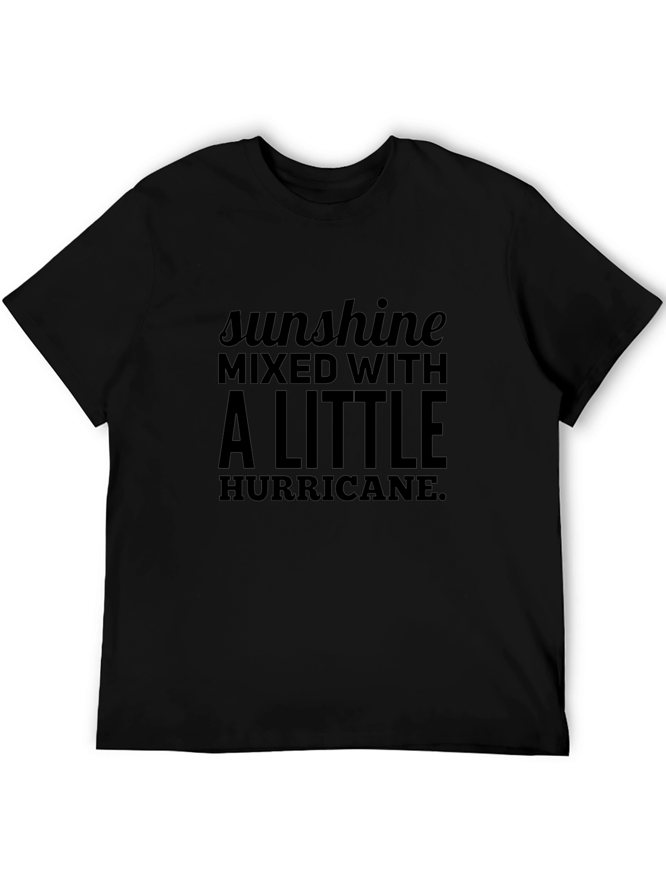 Sunshine Hurricane Black Graphic Tee