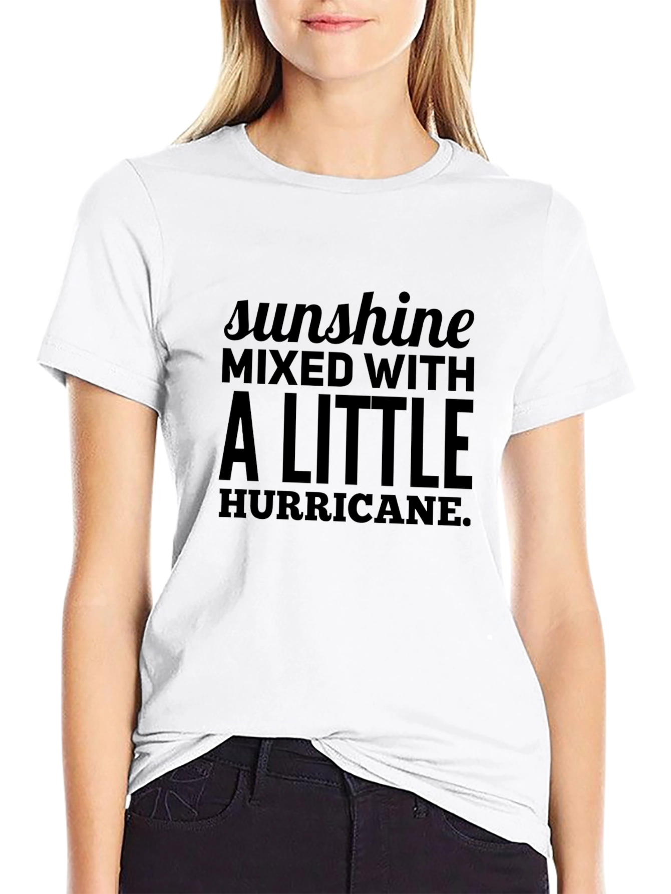 Sunshine Hurricane Black Graphic Tee