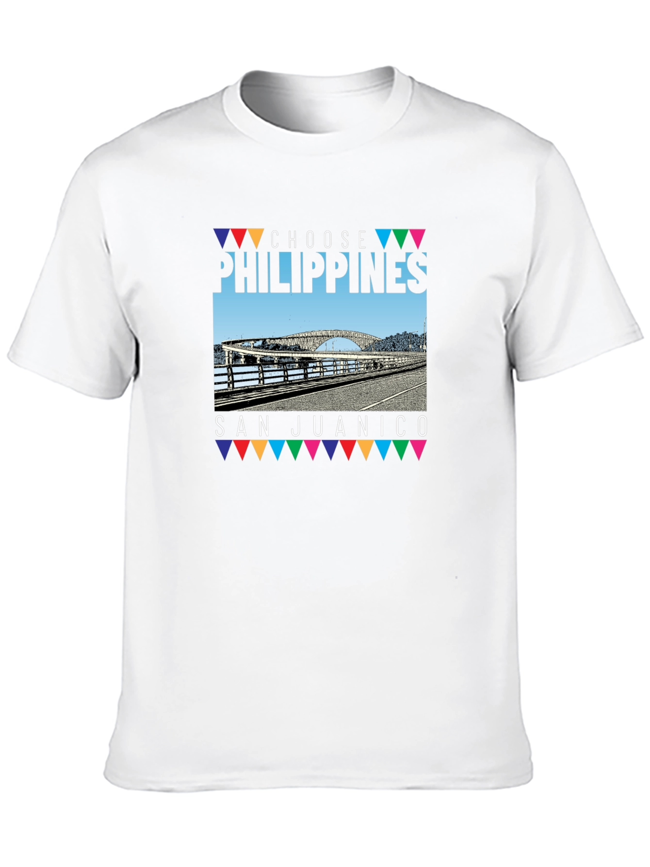 Choose Philippines San Juanico Bridge Graphic Tee