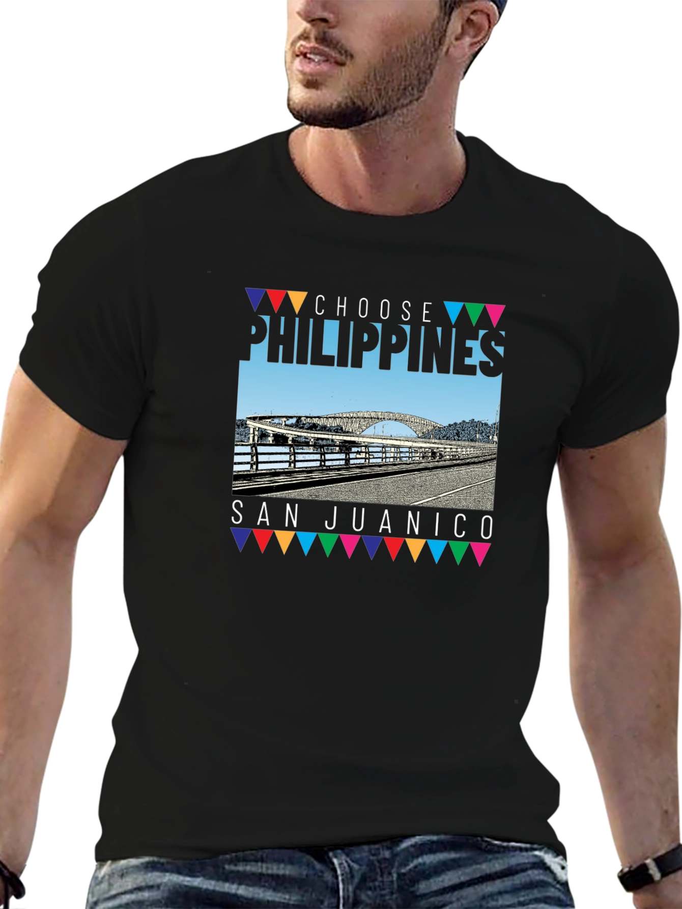 Choose Philippines San Juanico Bridge Graphic Tee