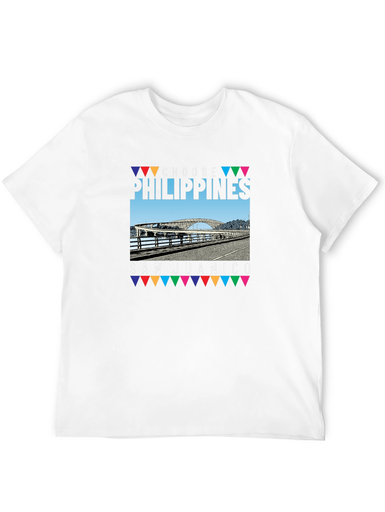 Choose Philippines San Juanico Bridge Graphic Tee