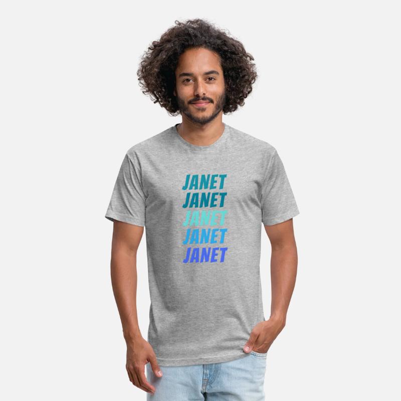 Janet First Name Style Wordmark Pattern