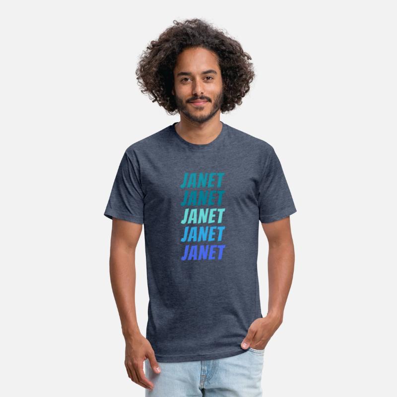 Janet First Name Style Wordmark Pattern