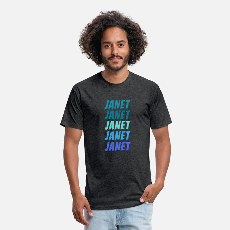 Janet First Name Style Wordmark Pattern