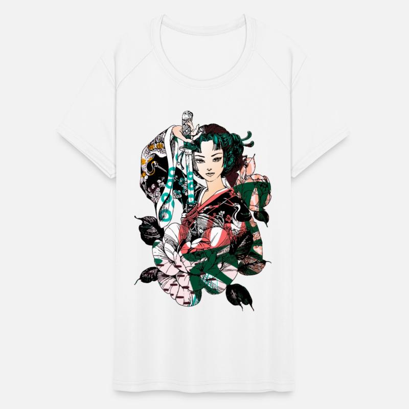 Japanese Geisha Sword Samurai Warrior 114