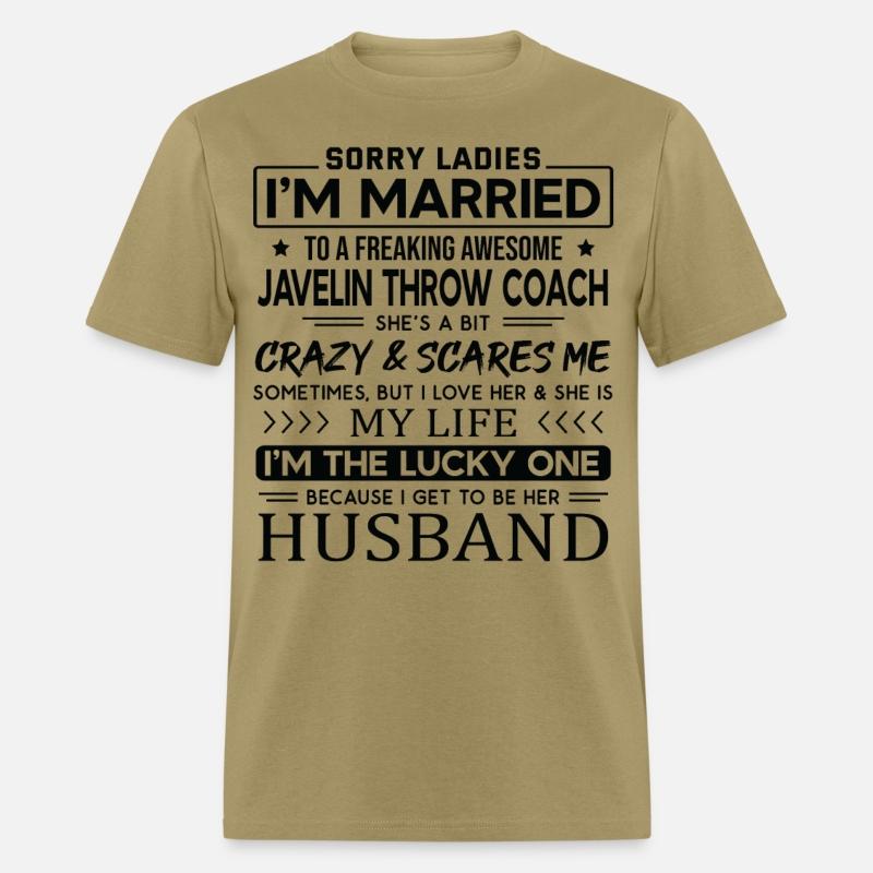 Javelin Throw Coach Funny Saying For Husband