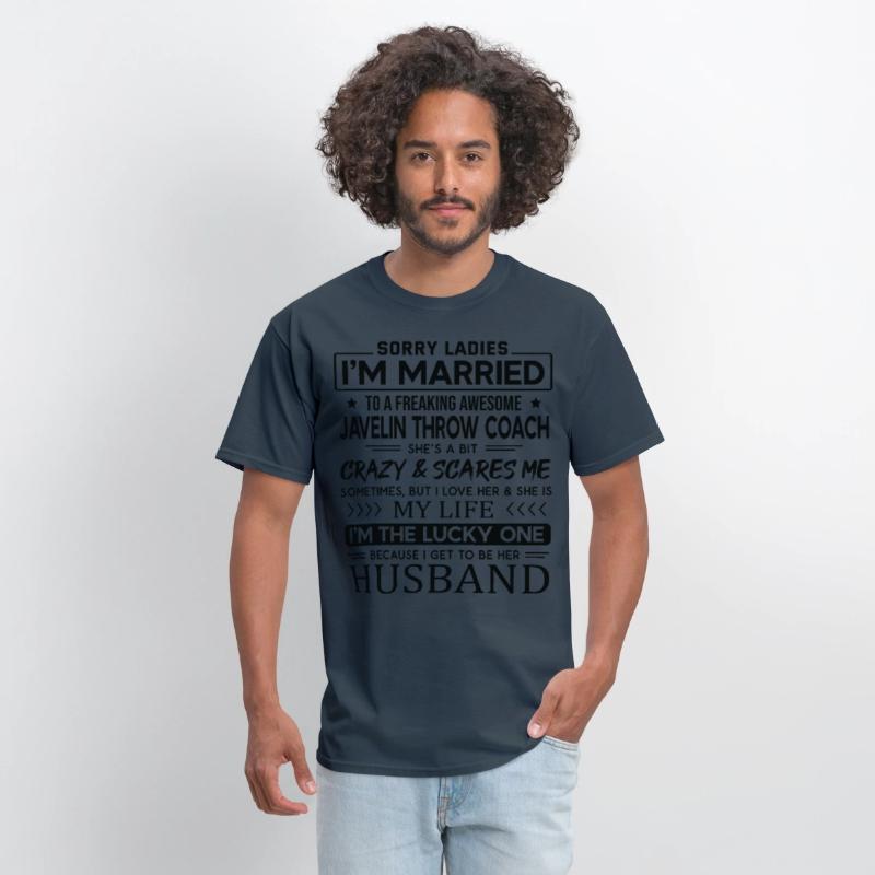 Javelin Throw Coach Funny Saying For Husband