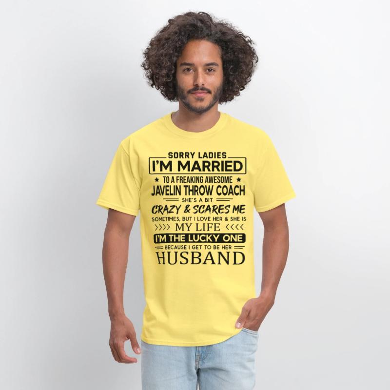 Javelin Throw Coach Funny Saying For Husband