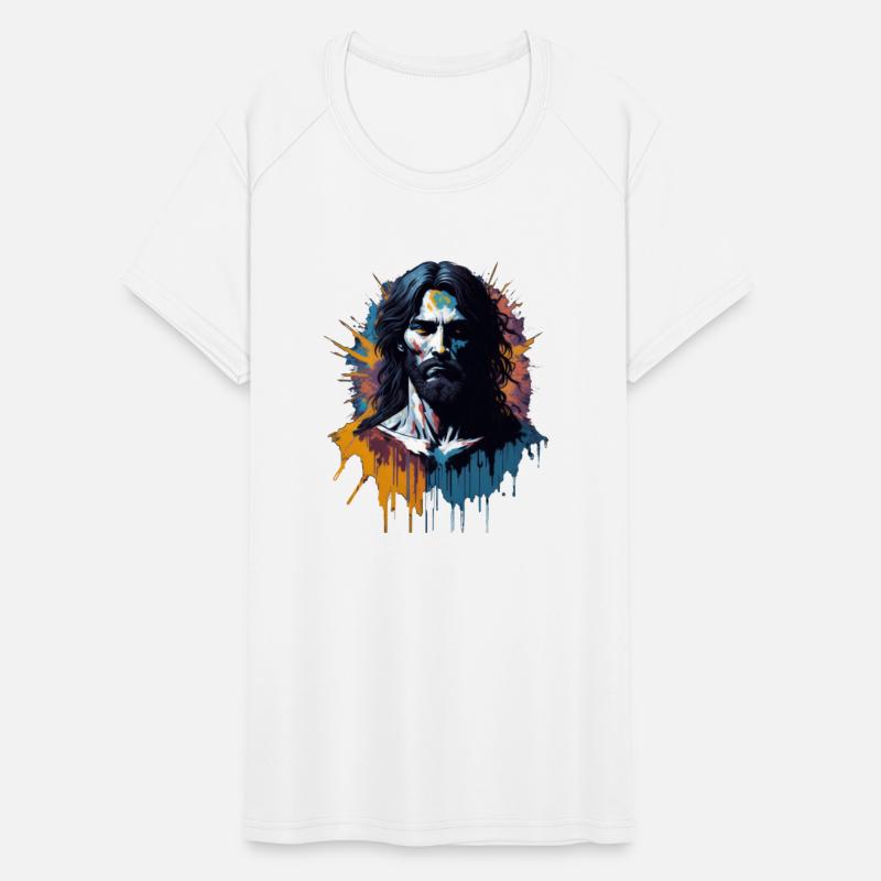 Jesus Christ Splash Colors