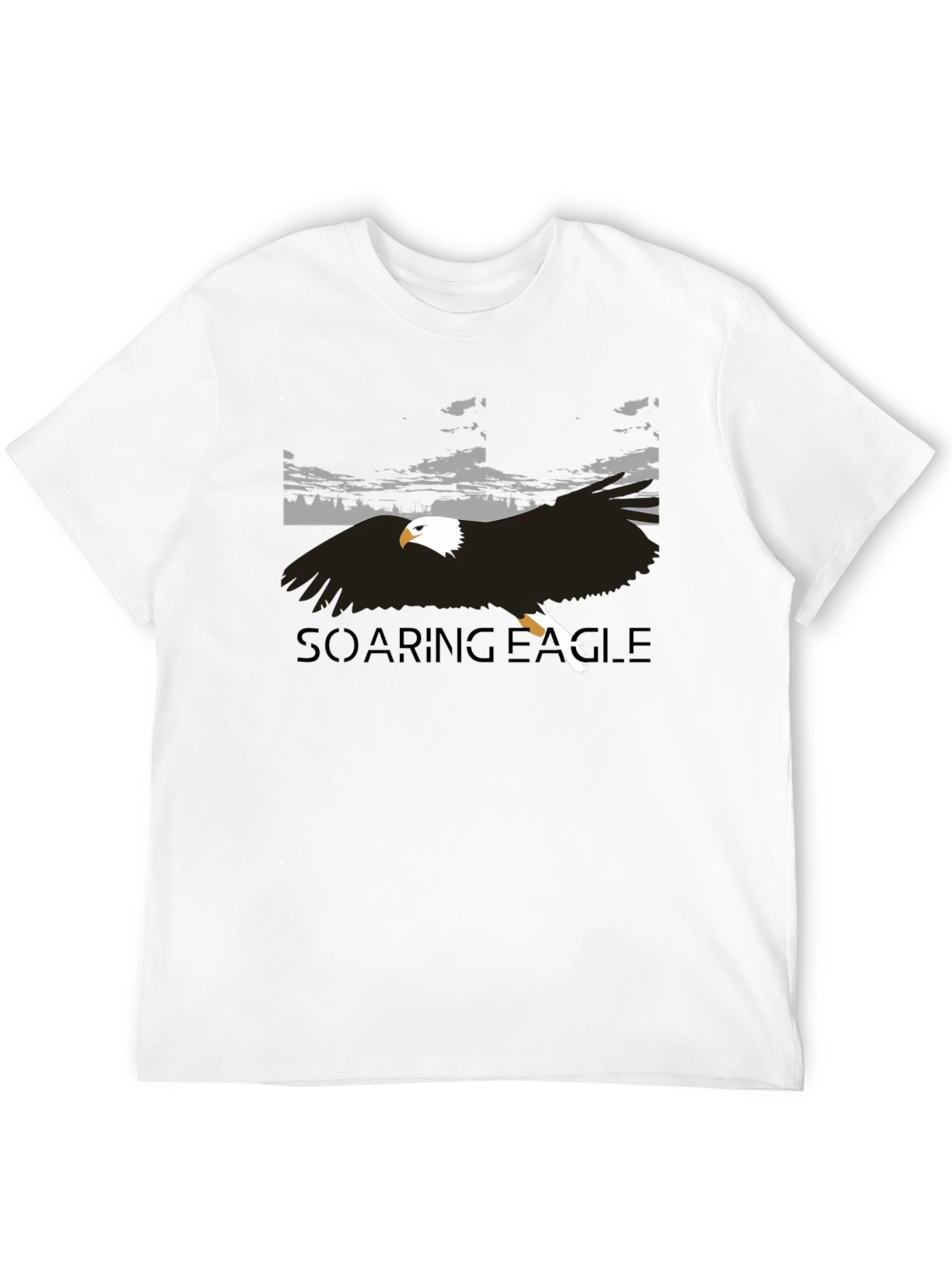 Soaring Eagle Graphic Tee - Mens Black T-Shirt