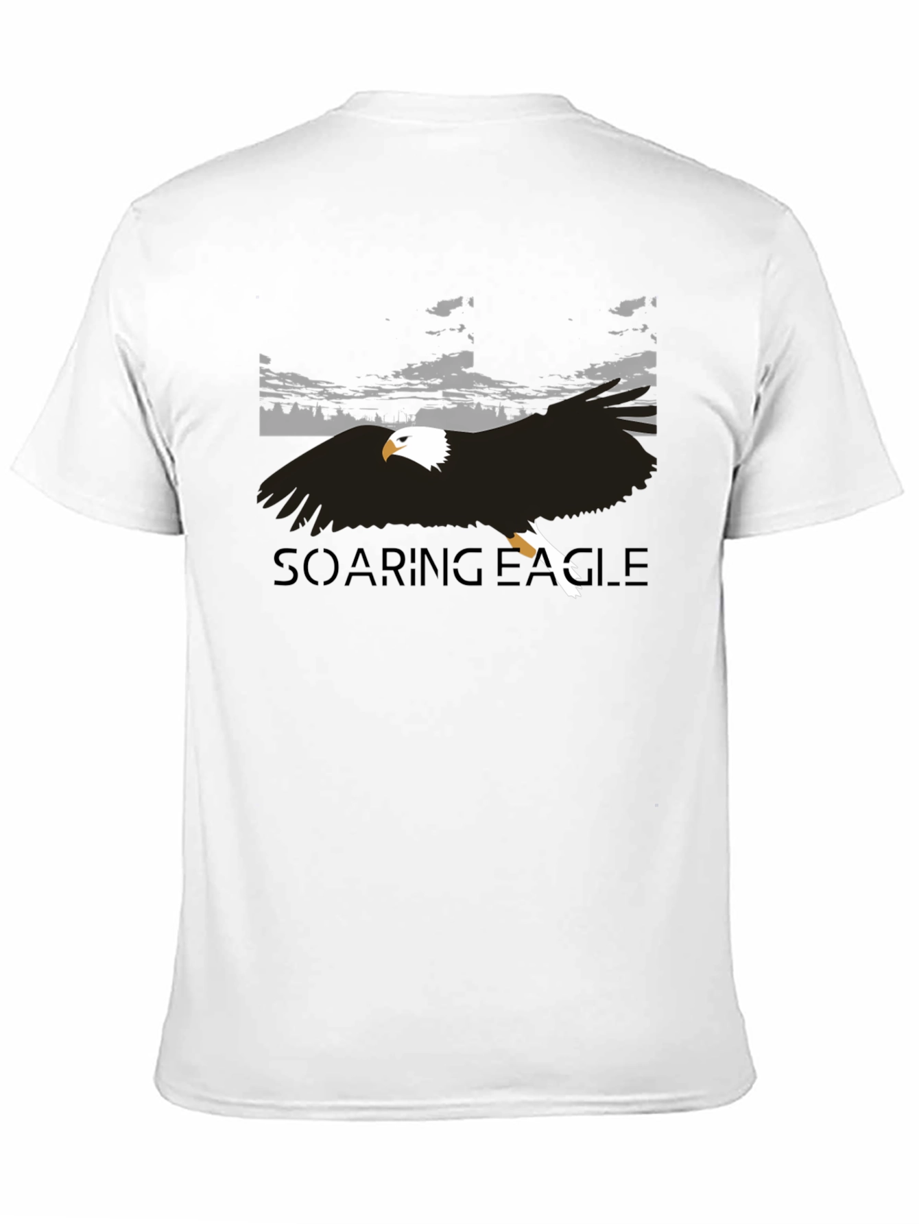 Soaring Eagle Graphic Tee - Mens Black T-Shirt