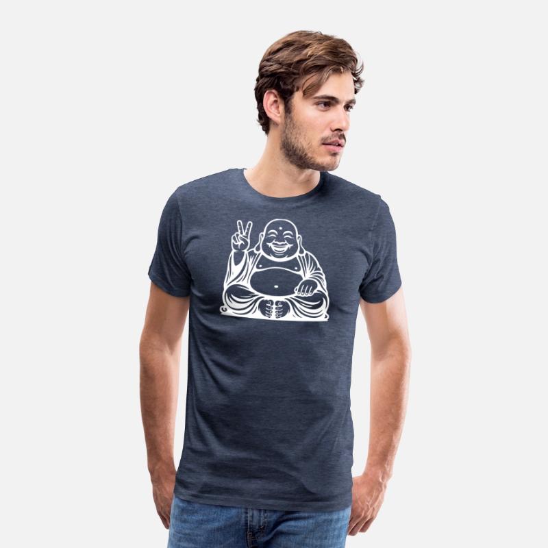 Joyful Buddha Peace Symbol Design