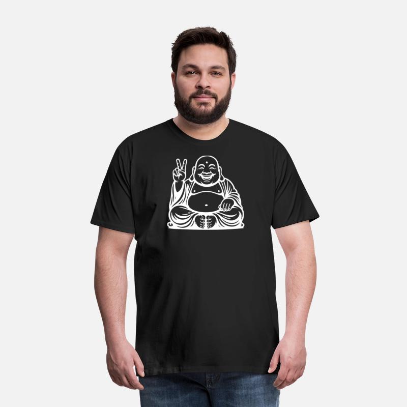 Joyful Buddha Peace Symbol Design