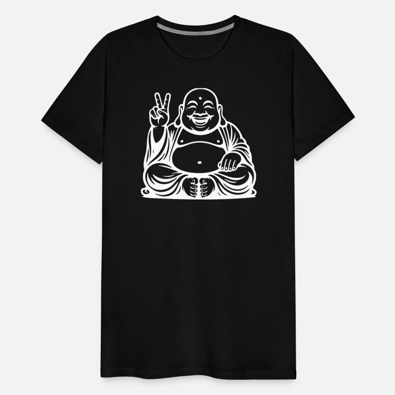 Joyful Buddha Peace Symbol Design
