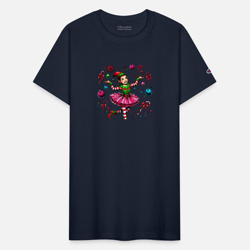 Juggling Elf: Tutu, Ornaments & Candy Cane Confet
